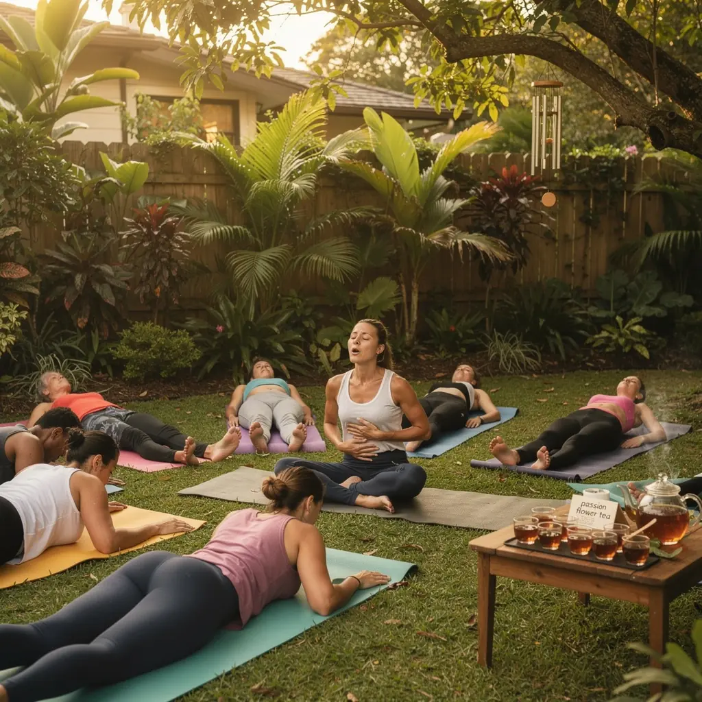 Rôzne sušené bylinky a kvetenstvo mučenky na bielom pozadí