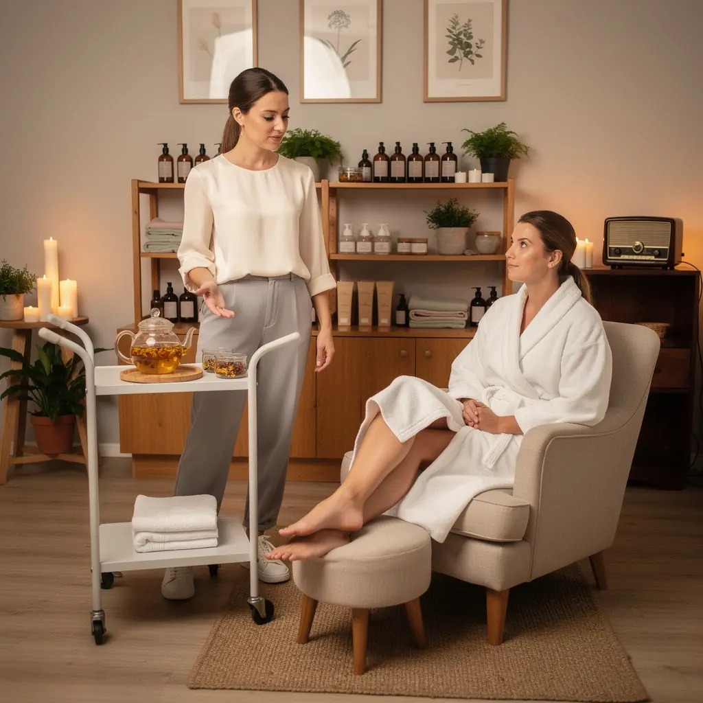 Šálka čaju z mučenky s jemným bylinným arómou na drevenom stole